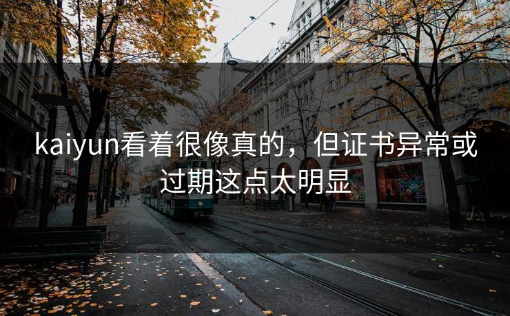 kaiyun看着很像真的，但证书异常或过期这点太明显