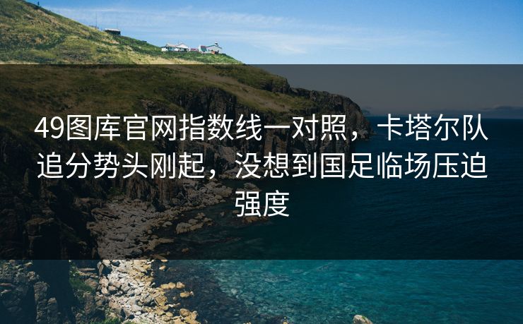 49图库官网指数线一对照，卡塔尔队追分势头刚起，没想到国足临场压迫强度